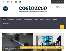 Tablet Screenshot of costozero.it